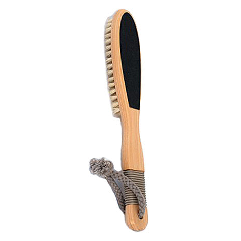 BASICARE   FOOT FILE WITH PEDICURE BRUSH