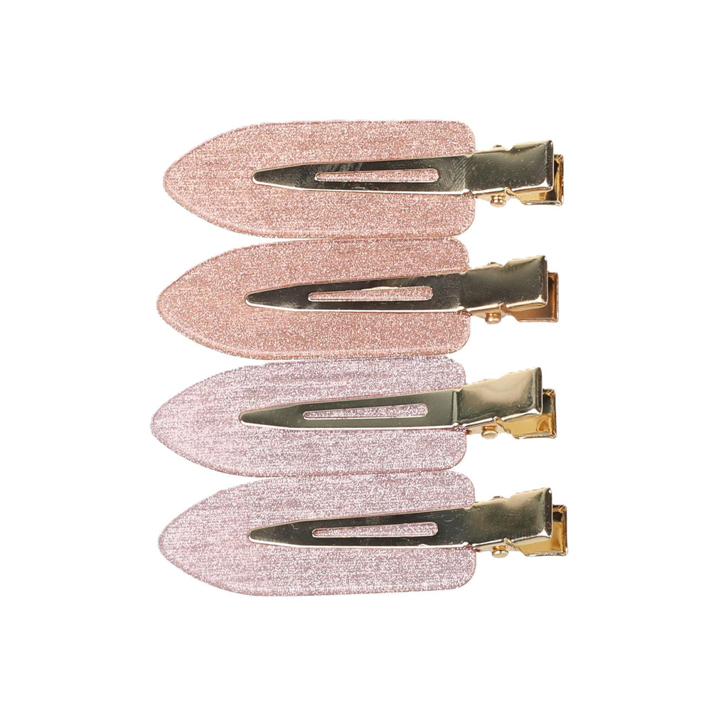 BASICARE   CREASELESS CLIP, METALLIC 4PK