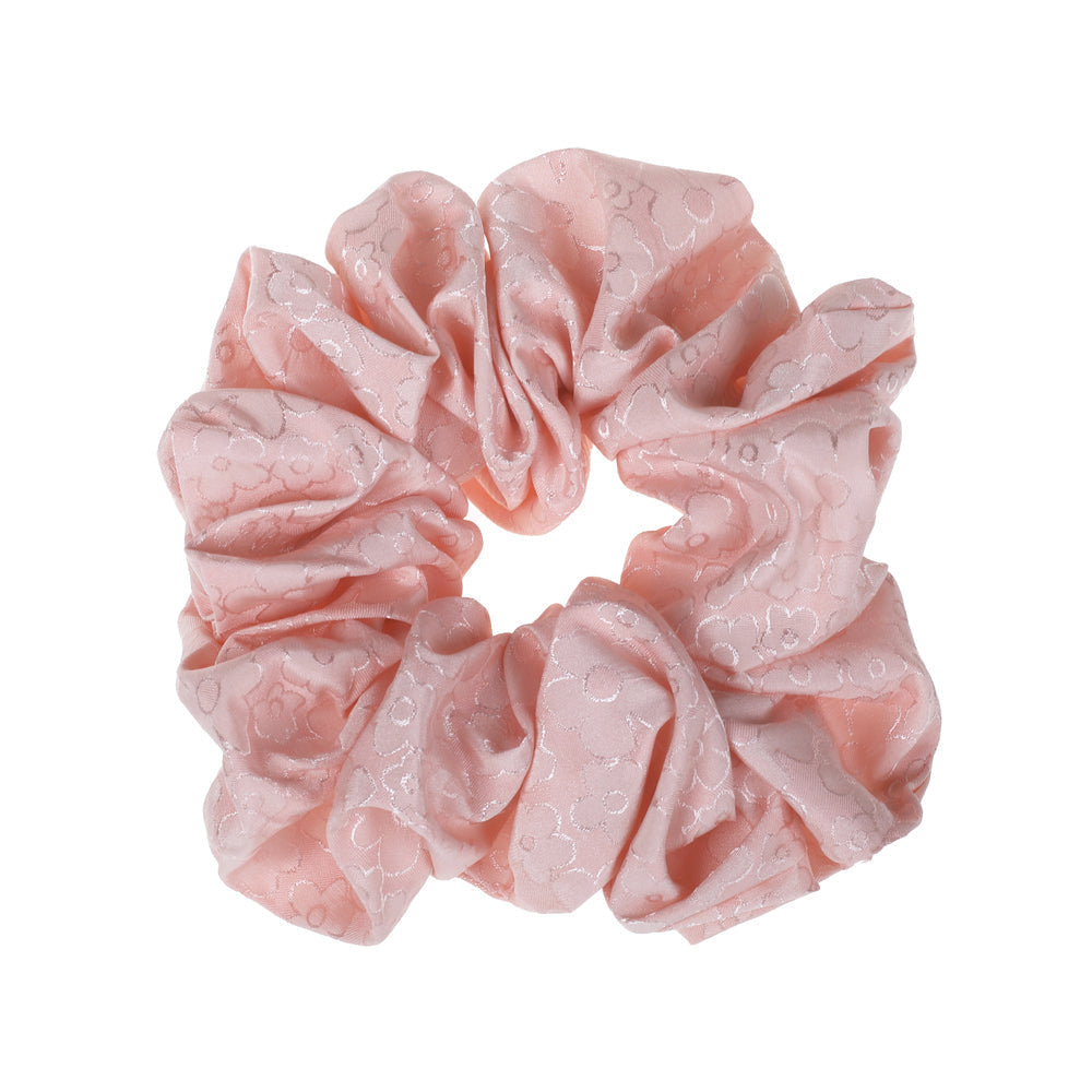 BASICARE   SCRUNCHY, JUMBO, PEACH FLOWERS