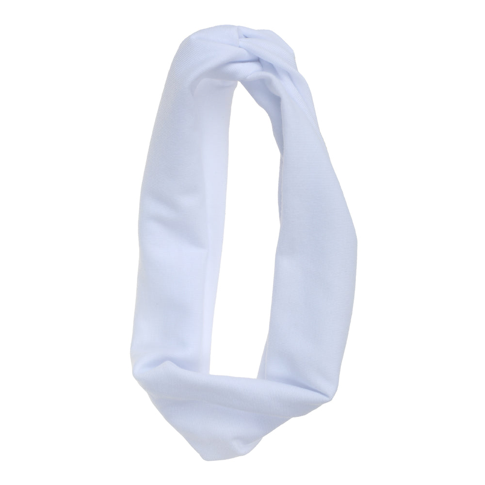 BASICARE   HEADBAND, WHITE TWIST