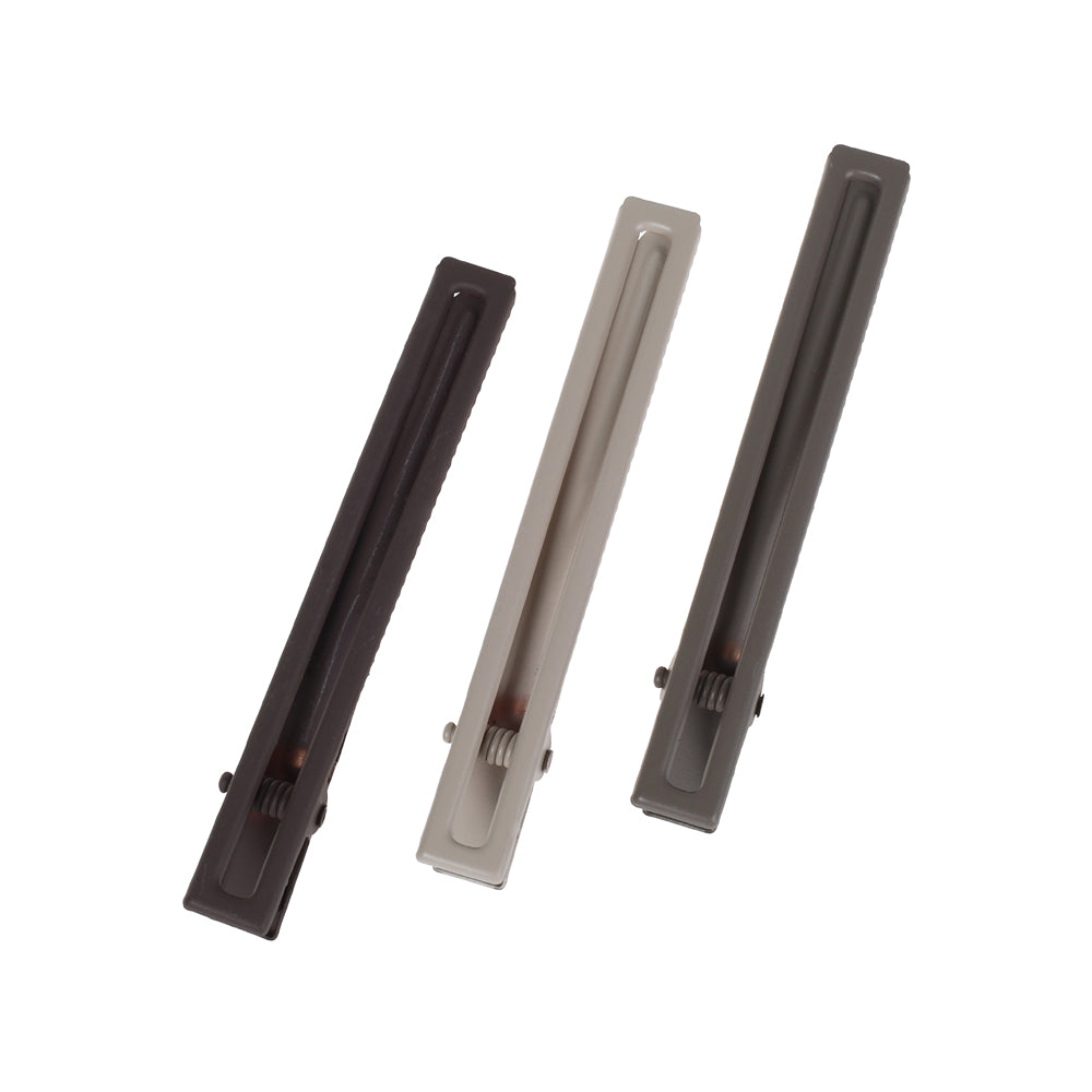 BASICARE   HAIR CLIP, BROWN SHADES, 3PK