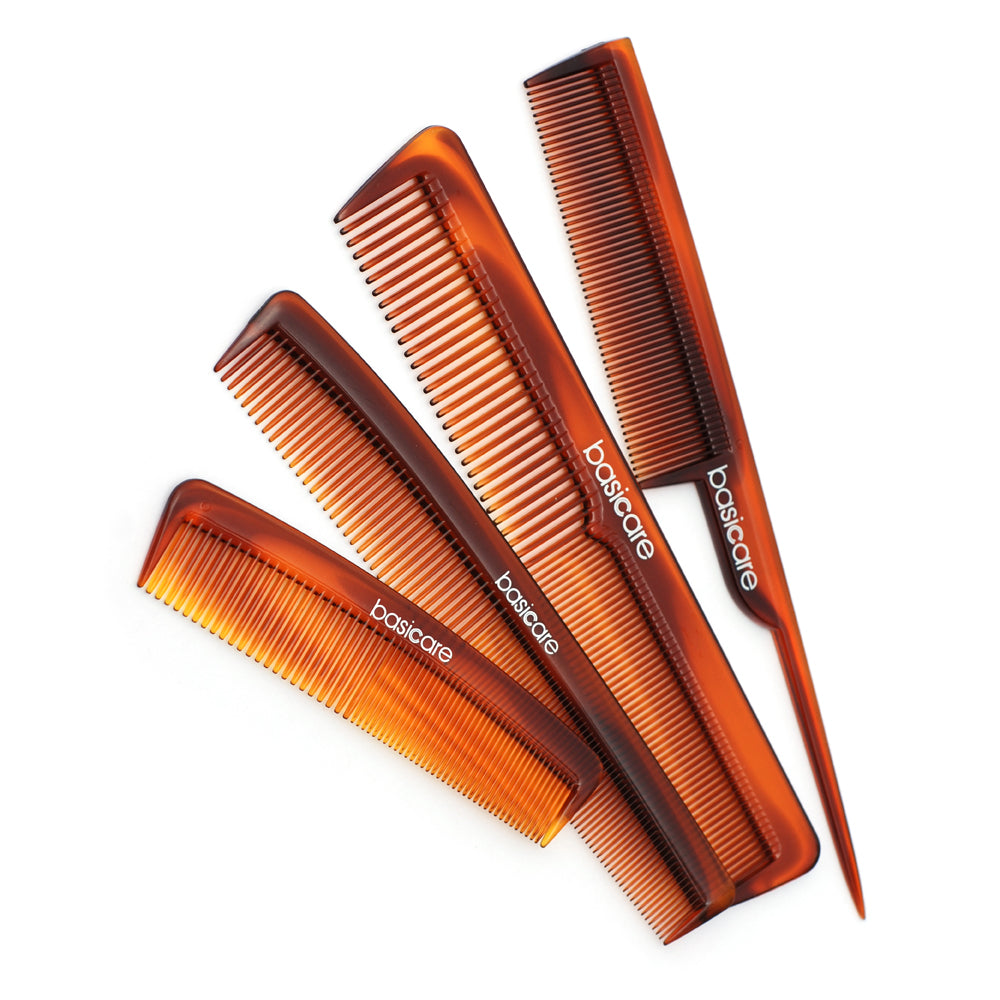 BASICARE   COMB PACK, BROWN, 4PCS