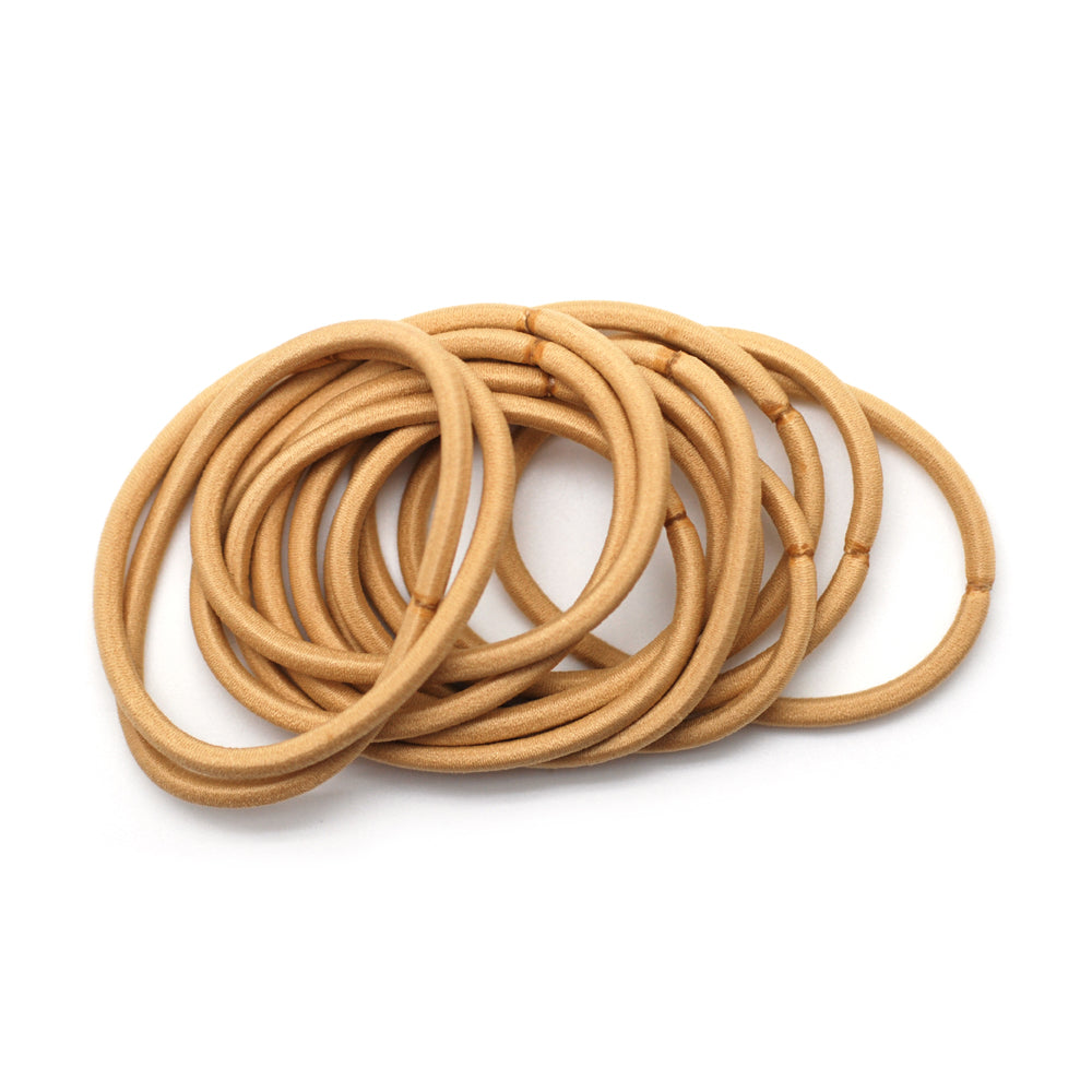 BASICARE   SNAG FREE ELASTICS, BLONDE (12)