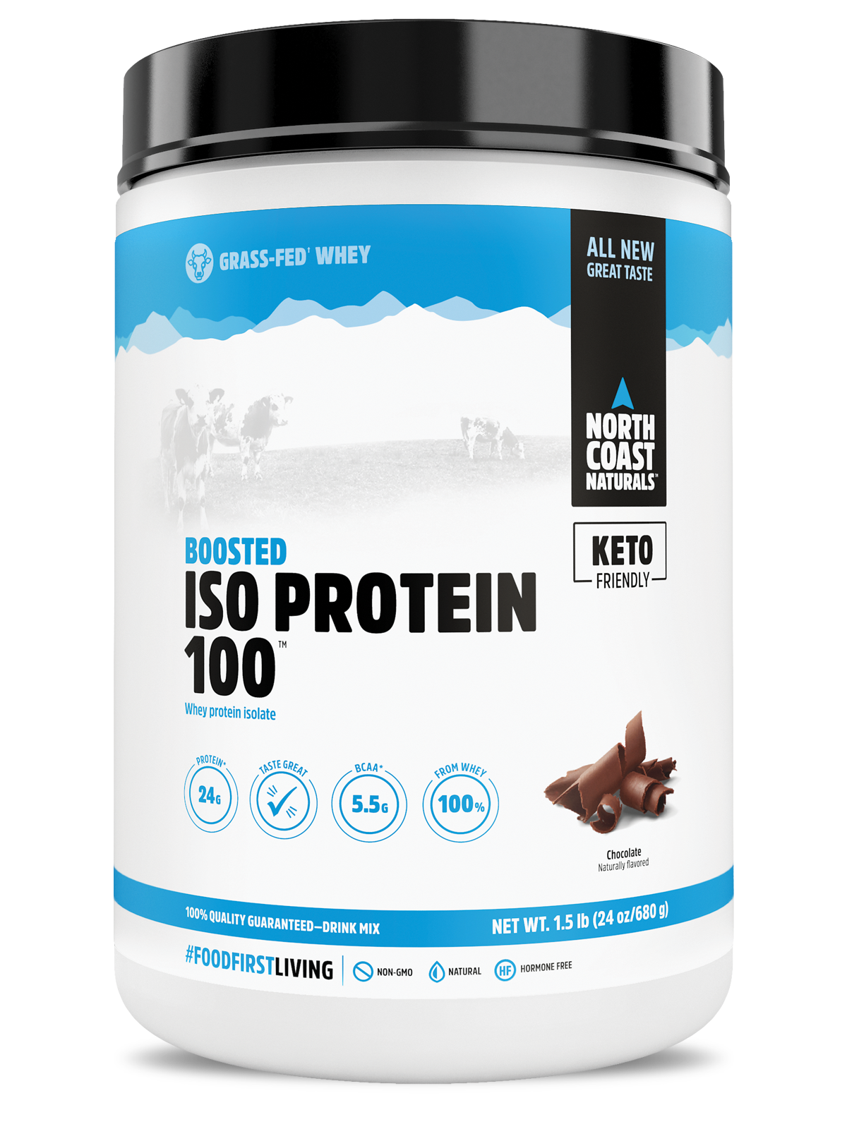 North Coast Naturals    ISO PROTEIN 100™    Chocolate680 g