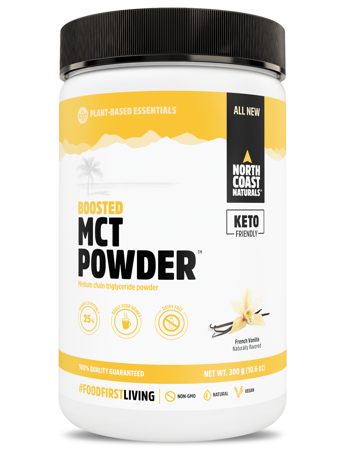 North Coast Naturals  BOOSTED MCT POWDER French Vanilla  300 g