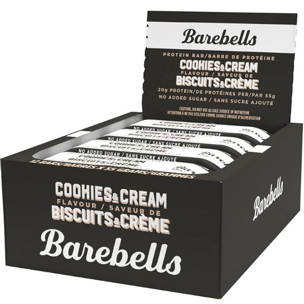 BAREBELLS PROTEIN BAR   COOKIES & CREAM   55g