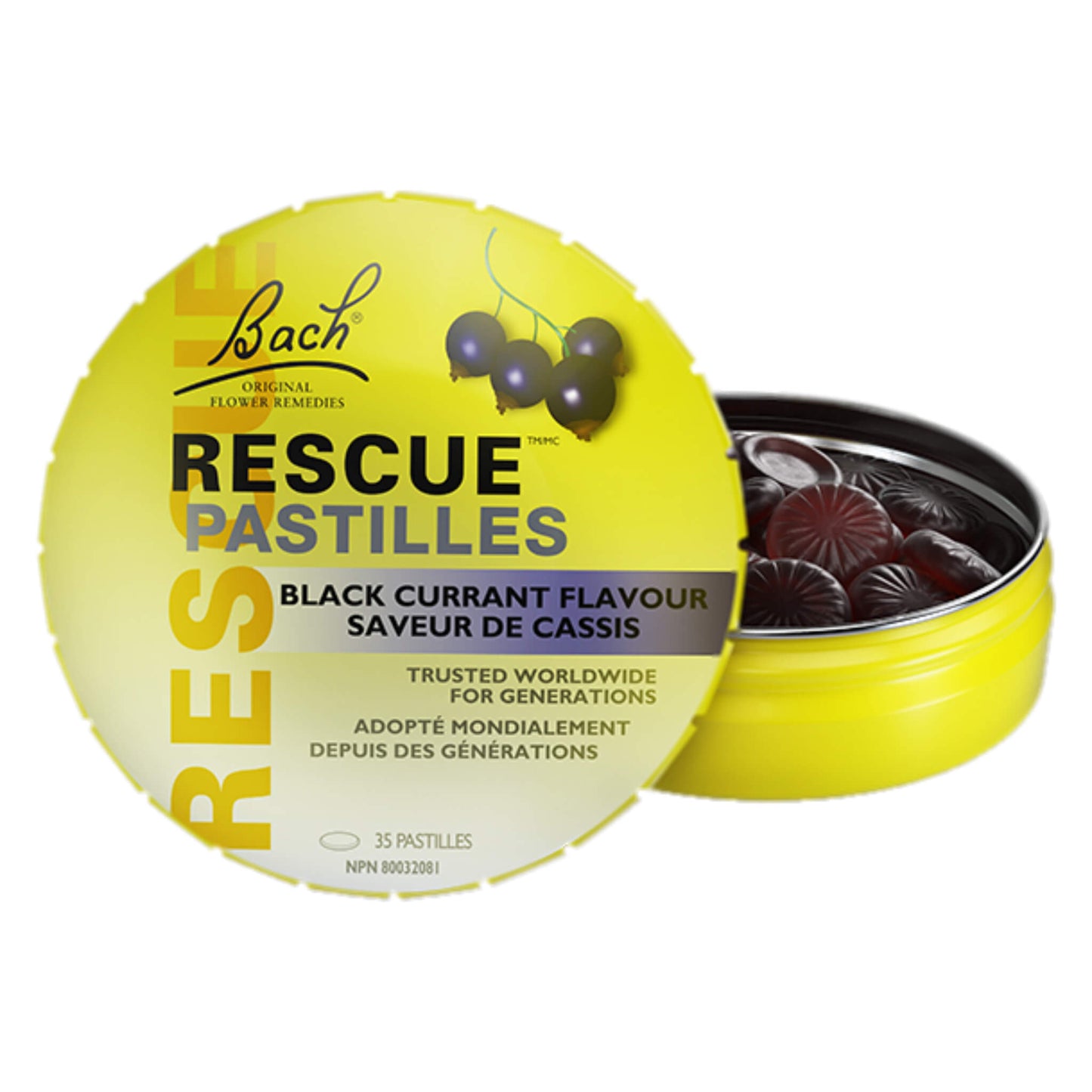 BACH    Rescue Pastilles Blk Currant 50g