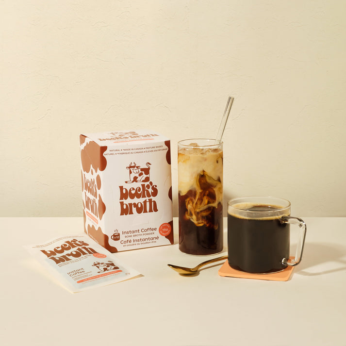 Beck's Broth   Protein Instant Coffee 12 x 22g