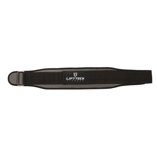 LIFT TECH FITNESS   MEN'S FOAM CORE BELT "5"   BLACK / SILVER   L
