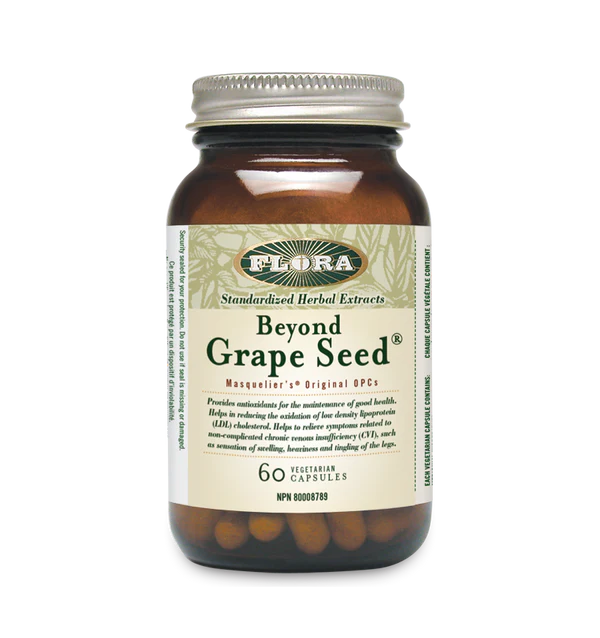 Flora   Beyond Grape Seed® - 50mg Masquelier's® OPCs90 caps