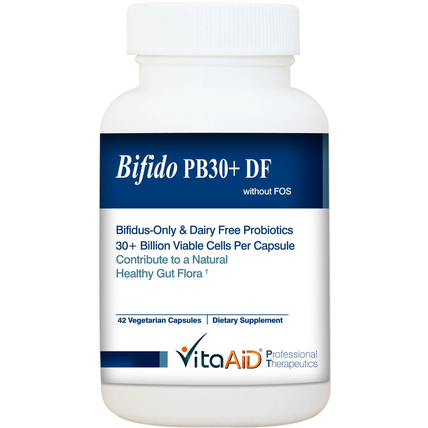 VitaAid   Bifido-PB30+ DF W/O FOS (Bifidus-Only Probiltics)   42v