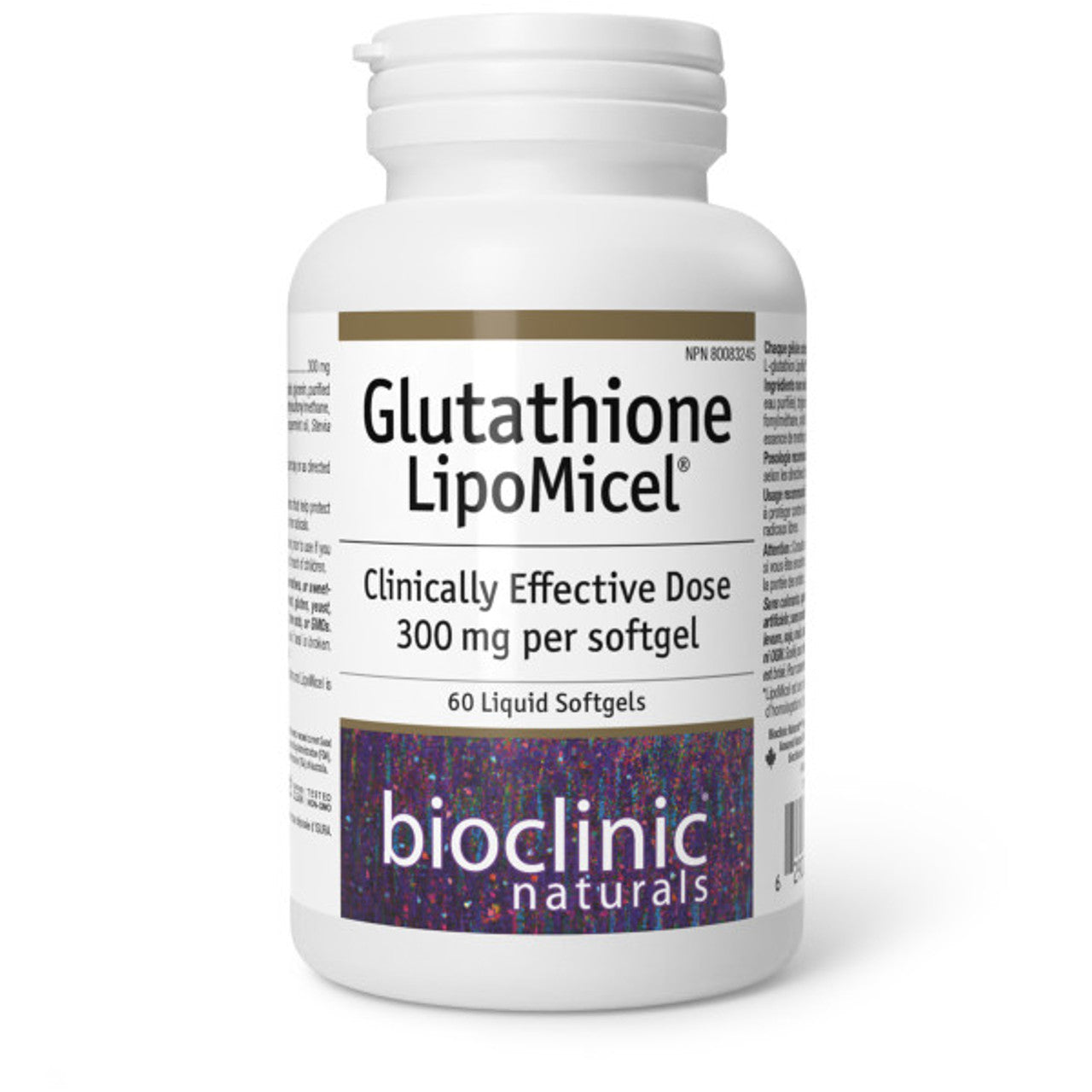 BioClinic   Glutathione 300 mg   60 Softgel