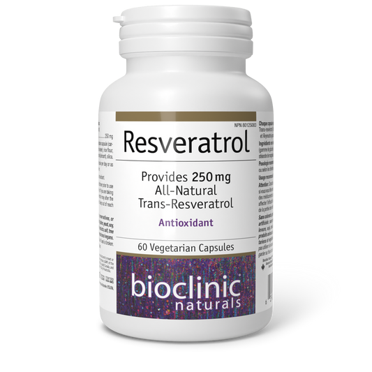 BioClinic   Resveratrol 250mg   60 V-Cap