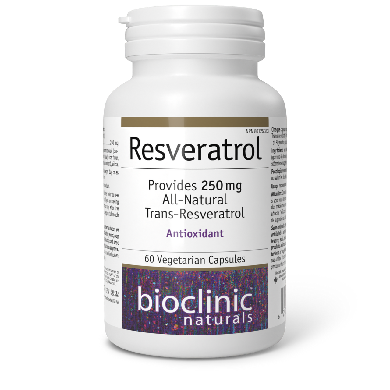 BioClinic   Resveratrol 250mg   60 V-Cap