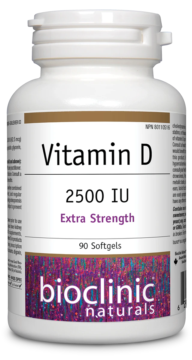 Bioclinic - Vitamin D3 · 2500 IU - 90 Softgel