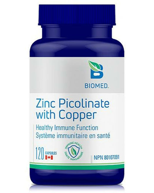 BIOMED    Zinc Picolinate with Copper   120 capsules