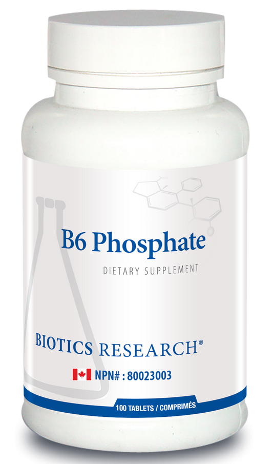 BIOTICS - B6 PHOSPHATE (P-5-P) - 100 Tablets