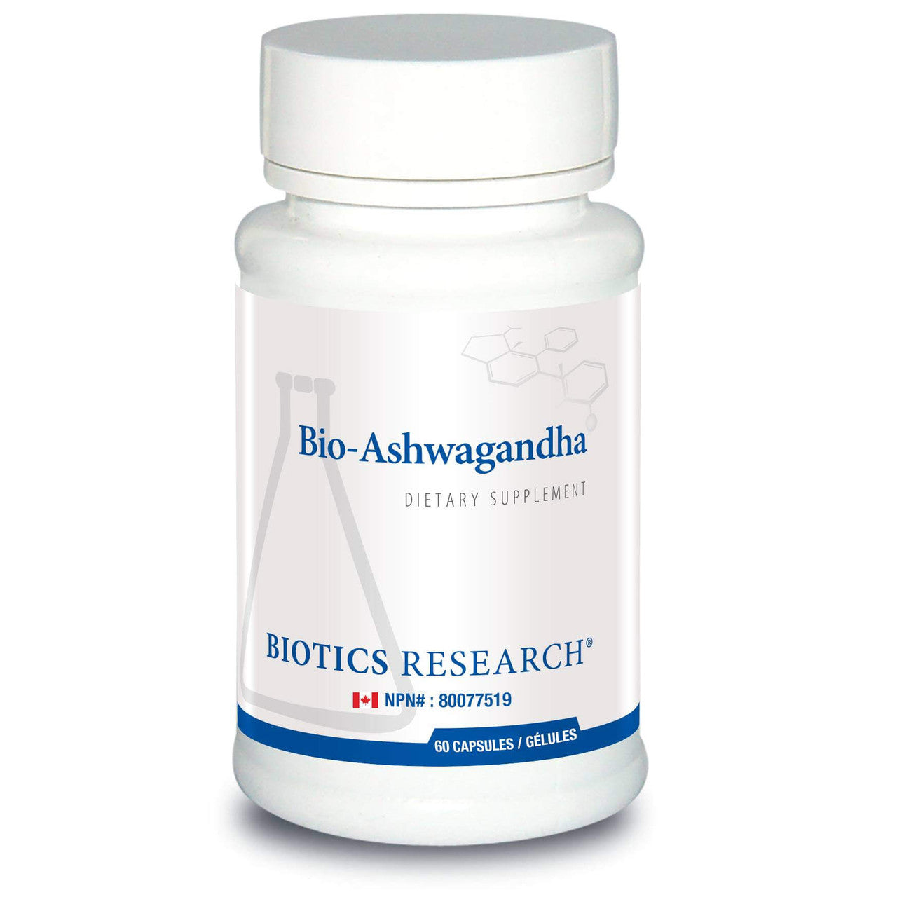 BIOTICS - BIO-ASHWAGANDHA  - 60 Capsules