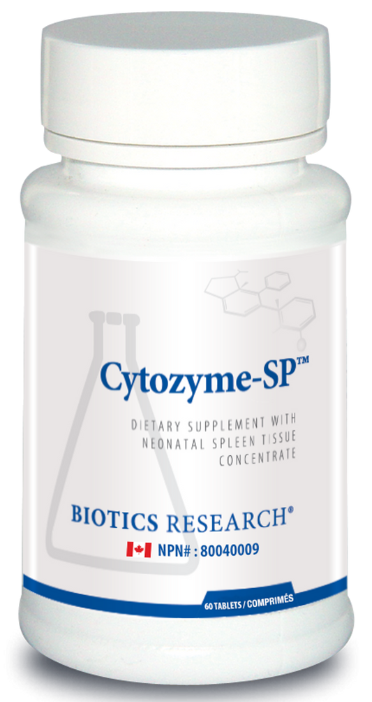 BIOTICS RESEARCH - CYTOZYME - SP Spleen - 60 Tablets