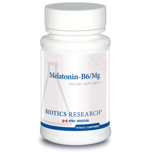 BIOTICS - Melatonin B6/Mg - 60 Tablets