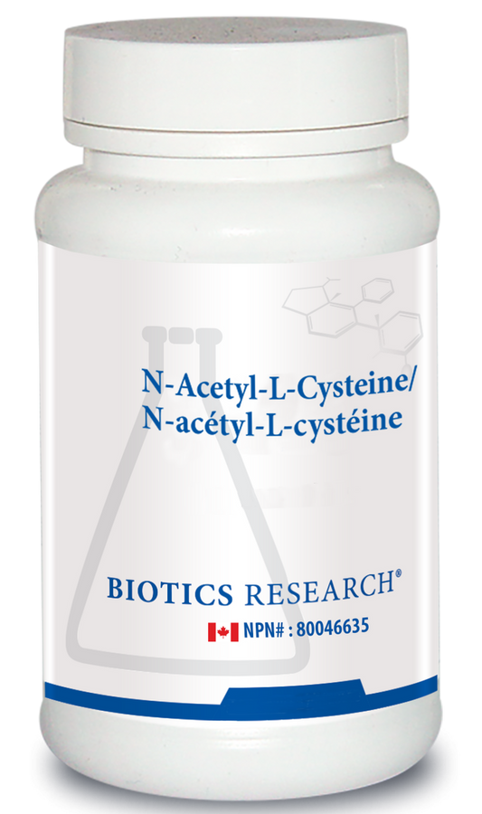 BIOTICS - NAC   ( N-ACETYL-L CYSTINE )   - 180 Capsules