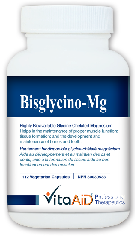 VitaAid   Bisglycino-Mg (The Real Amino Acid Chelate Magnesium)   112v