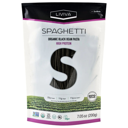 LIVIVA -  Organic Black Bean Spaghetti Pasta  200g