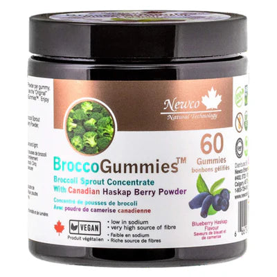 NEWCO    BroccoGummies™ - Blueberry Haskap    60 Gummies