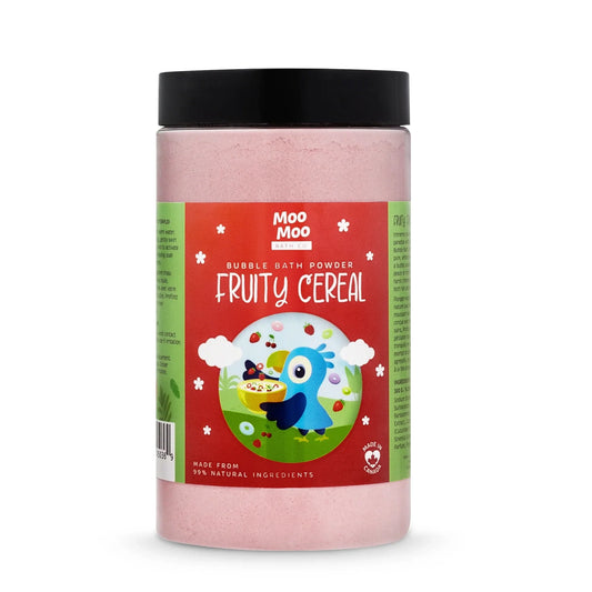 Moo Moo Bath Co   Bath Powder Fruity Cereal 300g