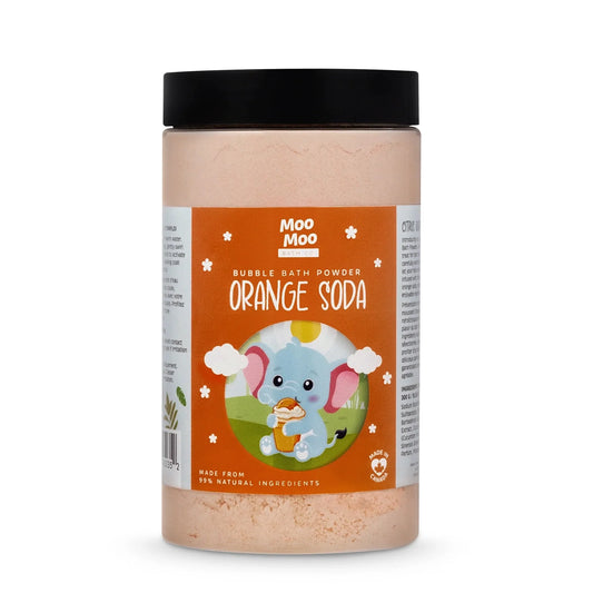Moo Moo Bath Co   Bath Powder Orange Soda 300g