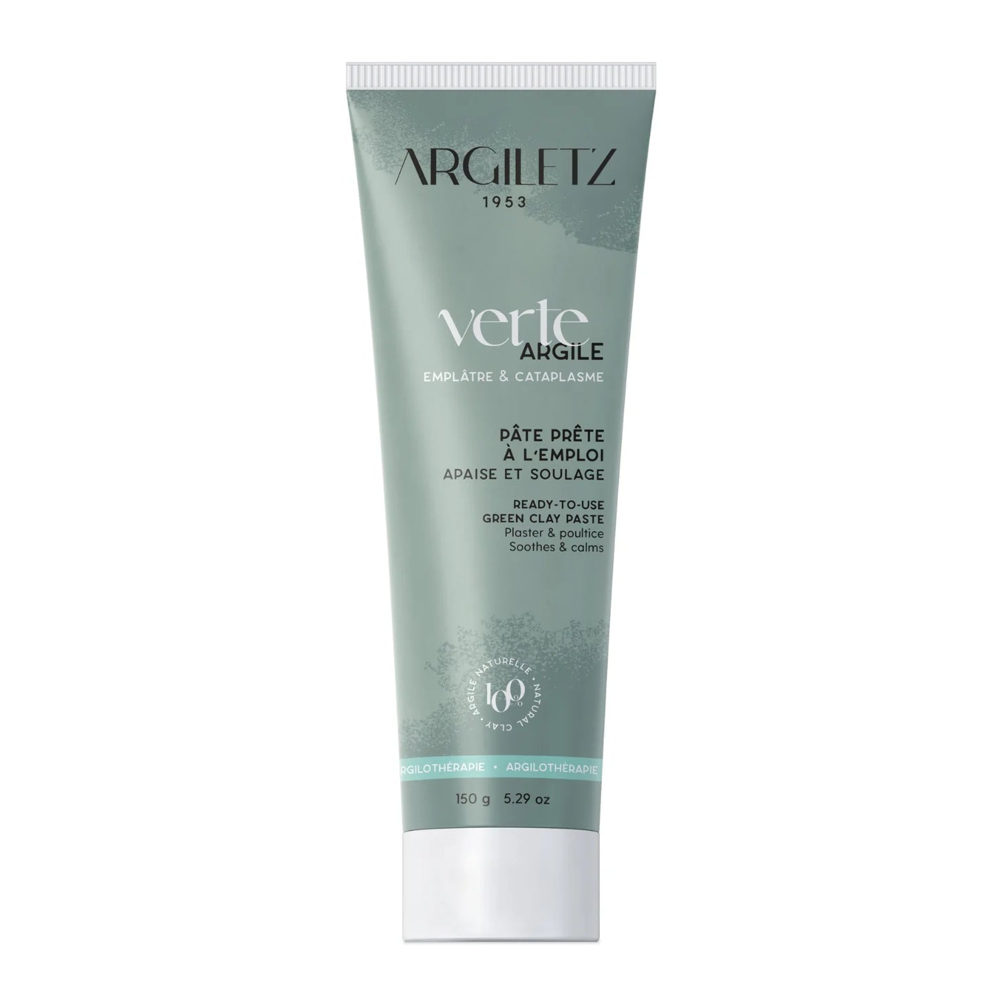 Argiletz  Ready-to-use GREEN Clay Paste Tube 150 g