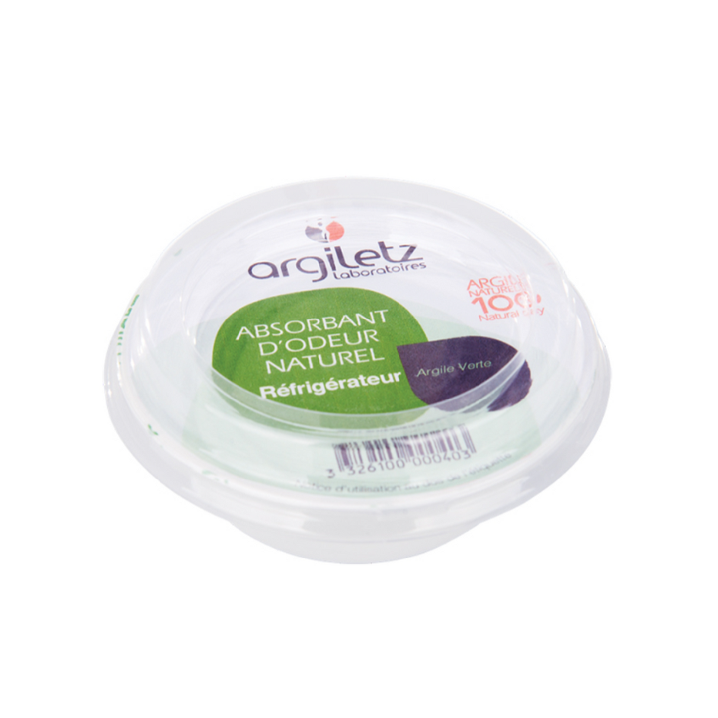 Argiletz - Odour Absorber for Refrigerator - GREEN Clay - 115 g