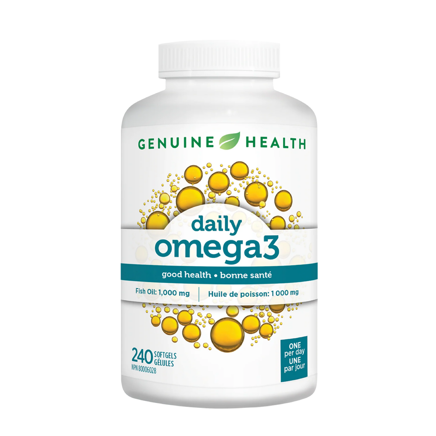Genuin Health   omega3, 240 softgels (New Master Case Size)