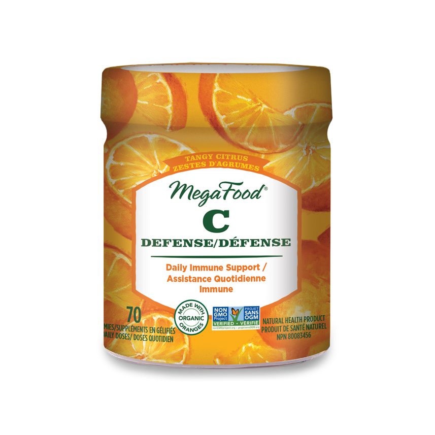 MegaFood_Vitamin C Defense Tangy Citrus Gummies_70 ct