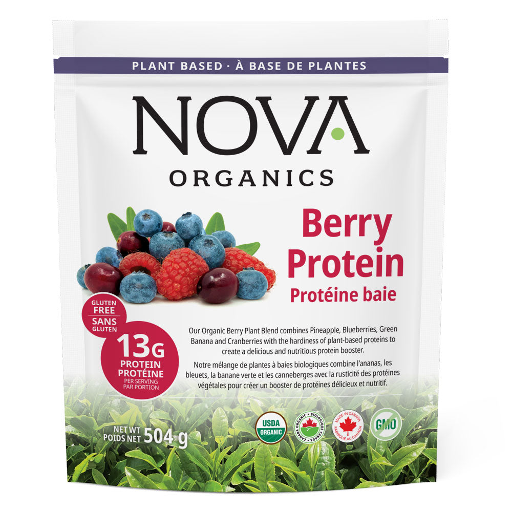 NOVA Organics - Berry Protein - 504 g