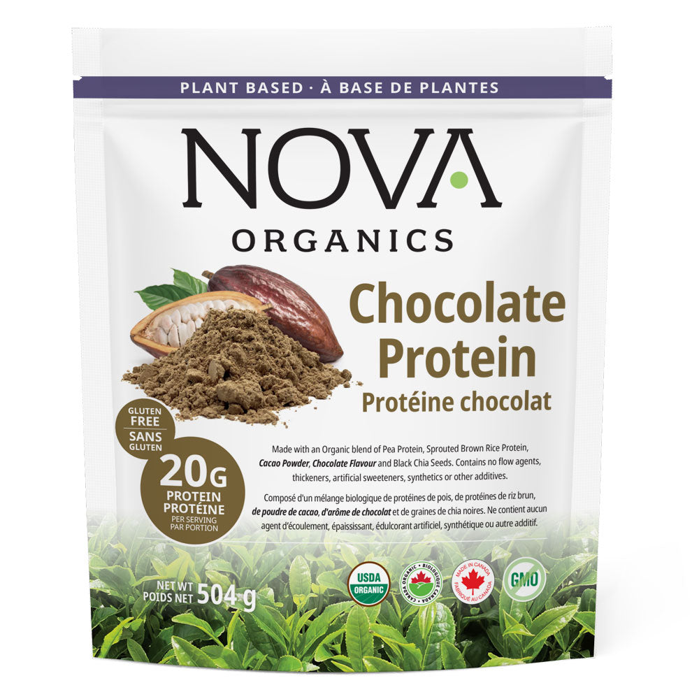 NOVA Organics - Chocolate Protein - 504 g