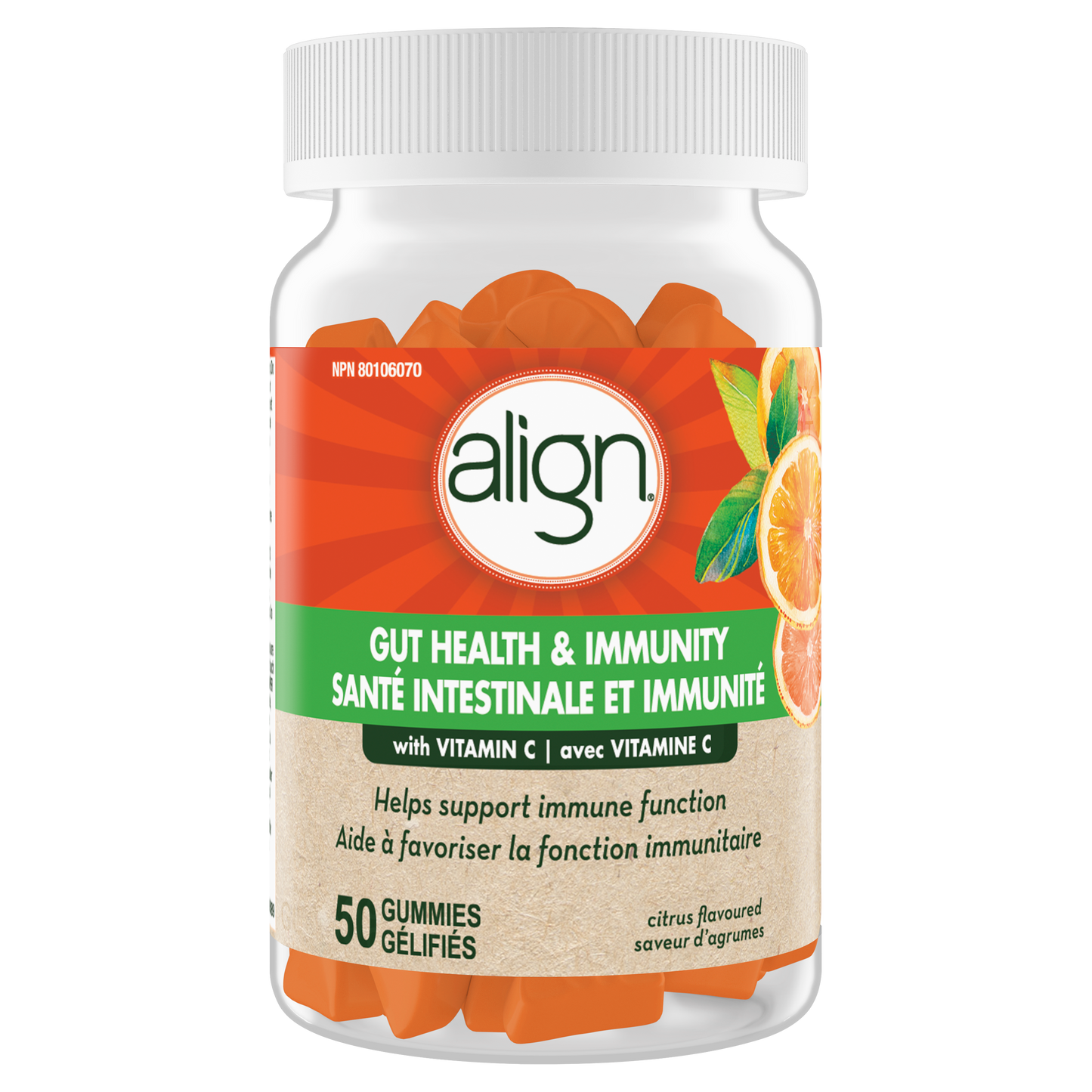 ALIGN WOMENS GUT HEALTH IMMUNITY GUMMY 50 GUMMY