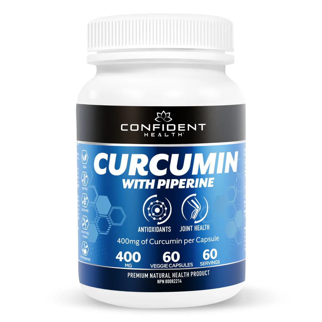 CONFIDENT health - Curcumin 400mg - 60 caps