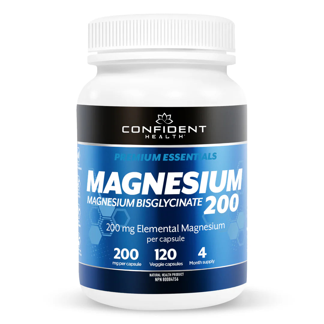 CONFIDENT health - Magnesium Bisglycinate - 120 caps