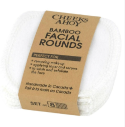 Cheeks Ahoy   Bamboo Facial Rounds/8pk