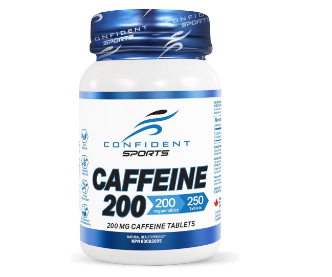 CONFIDENT health - Caffeine - 200mg | 250 Serving