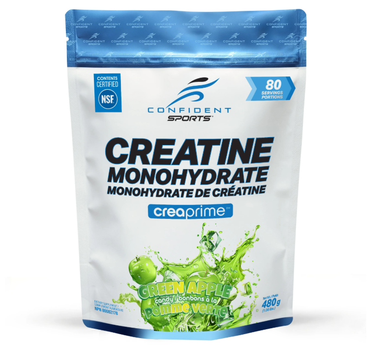 CONFIDENT SPORTS - Creatine - 480g - Green Apple