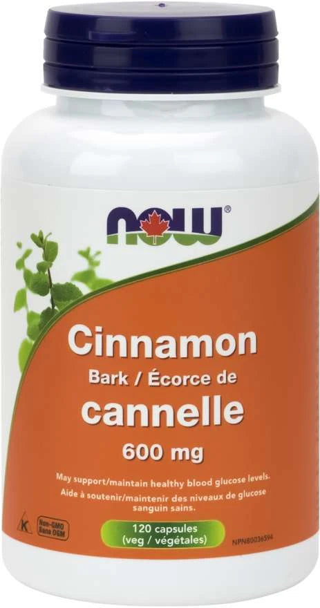NOW    Cinnamon 600mg 120cap