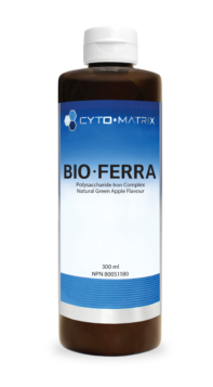 Cyto-Matrix Bio-Ferra - Liquid Iron Supplement - Green Apple 300 ml