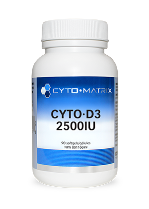 Cyto-Matrix - Cyto·D3 2500IU - MCT Base - 90 Softgels