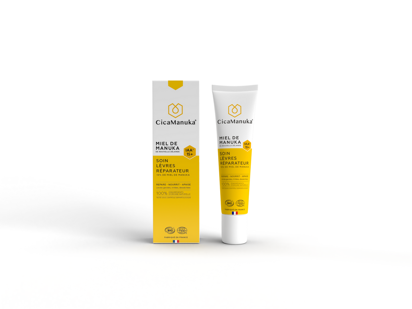 CicaManuka - Reparing lip care 10% IAA®15+ - 15 ml