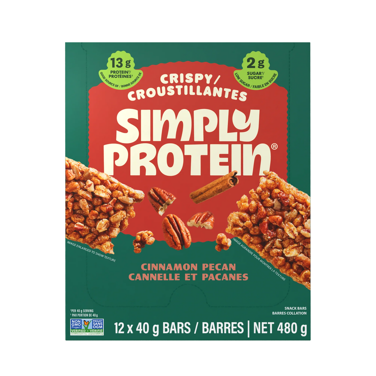 SimplyProtein - Cinnamon Pecan - 12 x 40g
