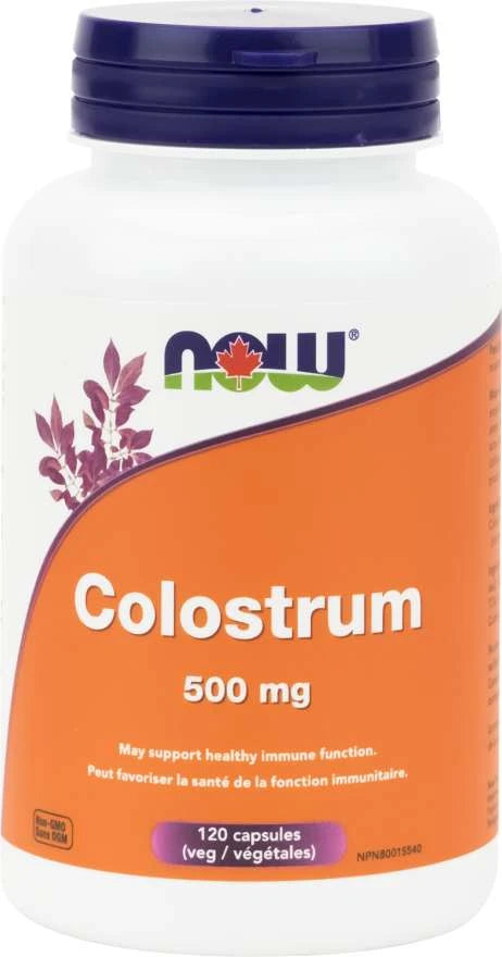 NOW    Colostrum 500mg 25% IgG 120vcap