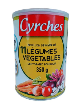 Cyrches   Gluten Free Dehydrated Broths   Vegetables Dehydrated Bouillon 350G Short-Dated
