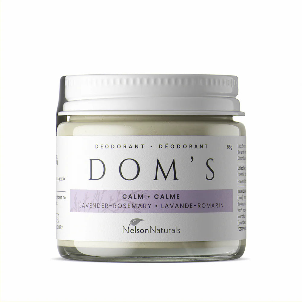 DOMS NATURALS   Calm - Lavender/Rosemary Deodorant   65g